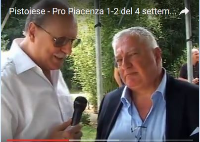 Pistoiese - Pro Piacenza. Orazio Ferrari intervistato da Gianni Zei 